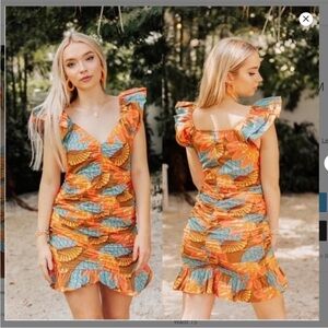 Brand new : Cleobella Tina Mini Dress - Rivera Print medium